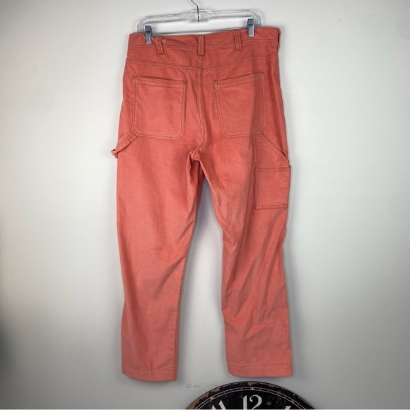 Urban Outfitters BDG Salmon Corduroy Carpenter Pants size 32 - Picture 2 of 11